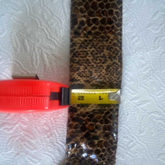 Chico LEOPARD belt with jeweled buckle - Picture 4 of 6